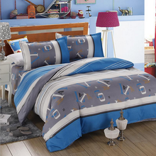 Load image into Gallery viewer, 3 Or 4pcs Cotton Blend Mix Patterns Paint Printing Bedding Sets Twin Full Queen Size