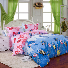 Load image into Gallery viewer, 3 Or 4pcs Cotton Blend Mix Patterns Paint Printing Bedding Sets Twin Full Queen Size