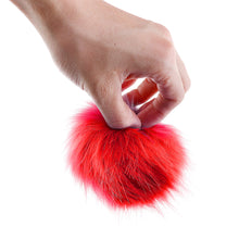 Load image into Gallery viewer, 10Pcs/Set 12CM/4.72 Inch Faux Fox Fur Fluff Balls for Knitted Hat Accessories Key Chain Scarf DIY Pendant Accessories