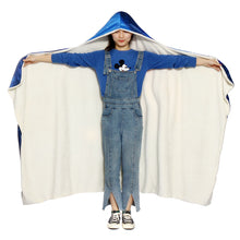 Load image into Gallery viewer, 150x200cm Starry Sky Hooded Blankets Wearable Soft Winter Bed Cover Halloween