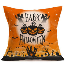 Load image into Gallery viewer, 45cmx45cm 6 Pattern Halloween Fashion Cotton Linen Pillow Case Home Sofa Cushion Decor