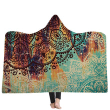 Load image into Gallery viewer, 150x200CM Wearable Hooded Blankets Adults Kid Warm Winter Throw Multifunctional Blankets
