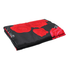 Load image into Gallery viewer, 3D Printed Bedding Sets Bedclothes Red Rose Bed Sheet Cover With 2 Pillowcases