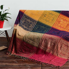 Load image into Gallery viewer, Cotton Woven Sofa Bed Throw Blankets Bedspread Settee Covers Rugs Non-slip Pads Carpets Sofa Covers