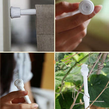 Load image into Gallery viewer, 30-50cm Extendable Window Curtain Telescopic Pole Shower Curtain Rod