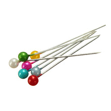 Load image into Gallery viewer, 800Pcs Round Pearl Head Pins Weddings Corsage Sewing Pin