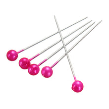 Load image into Gallery viewer, 800Pcs Round Pearl Head Pins Weddings Corsage Sewing Pin