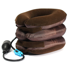 Load image into Gallery viewer, Air Cushion Neck Cervical Traction Shoulder Support Brace Pillow