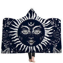 Load image into Gallery viewer, 150x200CM Wearable Hooded Blankets Adults Kid Warm Winter Throw Multifunctional Blankets