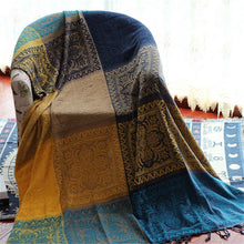 Load image into Gallery viewer, Cotton Woven Sofa Bed Throw Blankets Bedspread Settee Covers Rugs Non-slip Pads Carpets Sofa Covers