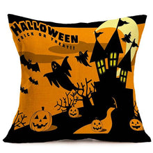 Load image into Gallery viewer, 45cmx45cm 6 Pattern Halloween Fashion Cotton Linen Pillow Case Home Sofa Cushion Decor