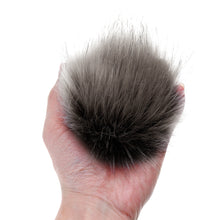 Load image into Gallery viewer, 10Pcs 12cm DIY Ball Faux Fox Fur Fluff Balls Cool Colors DIY Knitted Hat Accessories