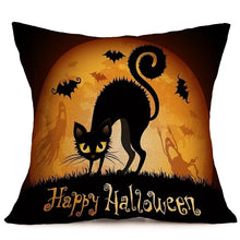 Load image into Gallery viewer, 45cmx45cm 6 Pattern Halloween Fashion Cotton Linen Pillow Case Home Sofa Cushion Decor