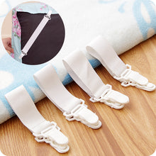 Load image into Gallery viewer, 4Pcs Bed Sheet Fixed Grippers Clip Holder Fasteners Set Non-slip Elastic Bed Sheet Buckle