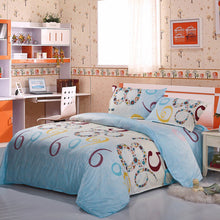 Load image into Gallery viewer, 3 Or 4pcs Cotton Blend Mix Patterns Paint Printing Bedding Sets Twin Full Queen Size