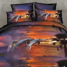 Load image into Gallery viewer, 4PCS Bedclothes 3D Elegant Print Bedding Sets Quilt Duvet Covers Pillowcases Decor