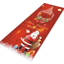 Load image into Gallery viewer, 3D Christmas Santa Claus Anti-slip Kitchen Room Floor Mat Flannel Carpet Rug