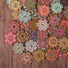 Load image into Gallery viewer, Antique Bohemian Style Buttons Scrapbooking Crafts Handmade Home Decoration Sewing Supplies