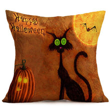 Load image into Gallery viewer, 45cmx45cm 6 Pattern Halloween Fashion Cotton Linen Pillow Case Home Sofa Cushion Decor