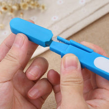 Load image into Gallery viewer, Multi-function Portable Plastic Scissors Line Cutter Gear Scissors Home Sewing Scissors Tool