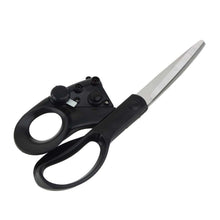 Load image into Gallery viewer, Loskii HT-220 Sewing Laser Guided Scissors Fast Laser Guided for Home Crafts Wrapping Cuts Straight