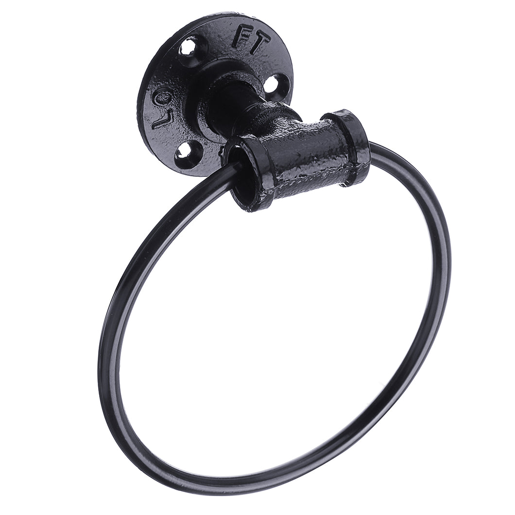 Wrought Iron Bathroom Hand Towel Hoder Ring Wall Mount Hanging Holder 15/27cm 