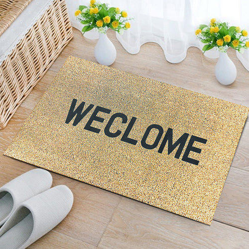 45x70cm WECLOME Non Slip Fluff Rubber Door Mat Home Indoor Floor Carpet Rugs