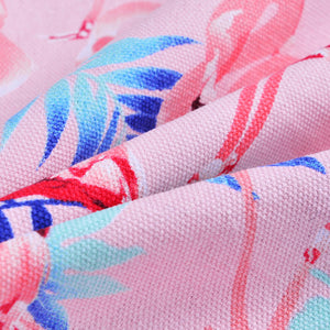 45*45 cm Flamingo Cotton Linen Cushion Cover Home Pillow Decor Soft Sofa Car Bedding Pillowcase