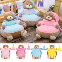Load image into Gallery viewer, Kids Relaxing Sofa Seating Chair Covers Only Lazy Bean Bag Baby Furniture Cushion for Home