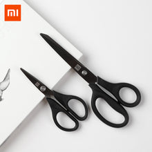 Load image into Gallery viewer, XIAOMI HUOHOU 2pcs Titanium-plated Scissors Black Sharp Sets Sewing Thread Antirust Pruning Scissor Leaves Trimmer Non-slip Tools Kit