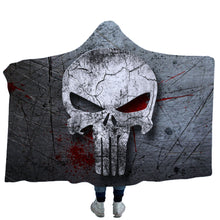 Load image into Gallery viewer, Hooded Blankets Flannel 3D Printed Galaxy Microfiber Wearable Thickened Blankets for Adults Kids