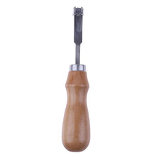 Load image into Gallery viewer, Leather Craft Edge Cutting Tools Handheld DIY Flat Mouth Tool Steel Flat Wide Shovel Handmade for Le