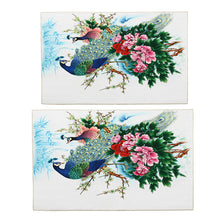 Load image into Gallery viewer, Peacock Flower Area Floor Rug Carpet For Bedroom Living Room Home Mat Decoration
