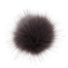 Load image into Gallery viewer, 10Pcs 12cm DIY Ball Faux Fox Fur Fluff Balls Cool Colors DIY Knitted Hat Accessories