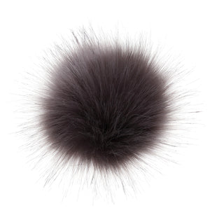 10Pcs 12cm DIY Ball Faux Fox Fur Fluff Balls Cool Colors DIY Knitted Hat Accessories