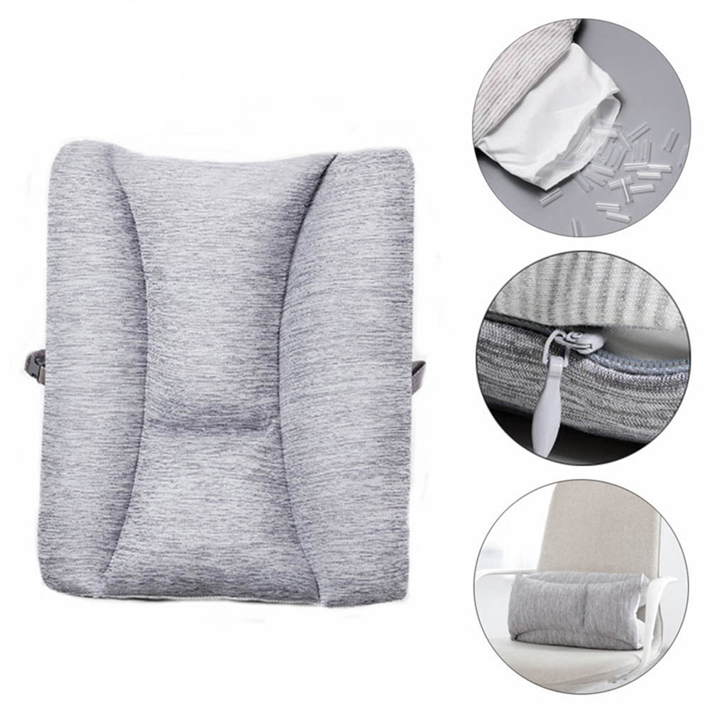 XIAOMI 8H Adjustable Lumbar Cushion Back Support Pillow Cushion Home Office Car Sofa Seat Supports Chair Pillow Sofa Waist Cushion