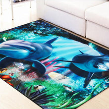 Load image into Gallery viewer, Dolphin Sea World Area Floor Rug Carpet for Bedroom Living Room Home Decoration