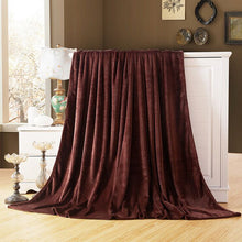 Load image into Gallery viewer, 100x150cm Coral Fleece Blanket Sofa Bed Bedding Warm Soft Quilt