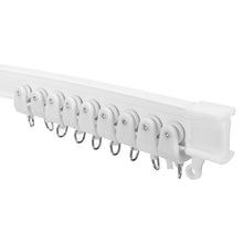 Load image into Gallery viewer, 4.5 Meter Cuttable Bendable Curtains Track Rail for Straight Bay Windows Caravan 