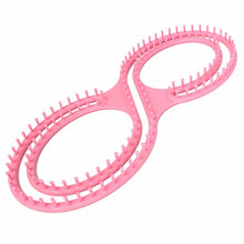 Load image into Gallery viewer, Pink Round Knitting Knitter Craft Tool Kit for Sweaters Sock Scarf Hat Loom Ring