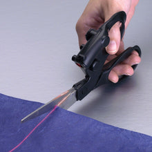 Load image into Gallery viewer, Loskii HT-220 Sewing Laser Guided Scissors Fast Laser Guided for Home Crafts Wrapping Cuts Straight