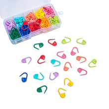 Load image into Gallery viewer, Honana WX-101 120Pcs Plastic Markers Holder Needle Clip DIY Craft Mini Knitting Crochet Locking Stitch