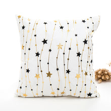 Load image into Gallery viewer, SOFO Frigg Gold Merry Christmas Cushion Cover Bronzing Home Decor Pillow Case Cotton Linen Sofa Bedroom Cushion Cover