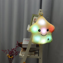 Load image into Gallery viewer, LED Light Star Stuffed Plush Cushion Sofa Pillow Glow Kid Toy Gift Home Decor UK