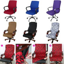 Load image into Gallery viewer, S/M/L Office Computer Chair Cover Side Zipper Design Arm Chair Cover Recouvre Chaise Stretch Rotating Lift Chair Cover