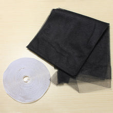 Load image into Gallery viewer, Black Anti Mosquito Pest Window Net Mesh Screen Curtain Protector