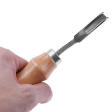 Load image into Gallery viewer, Leather Craft Edge Cutting Tools Handheld DIY Flat Mouth Tool Steel Flat Wide Shovel Handmade for Le