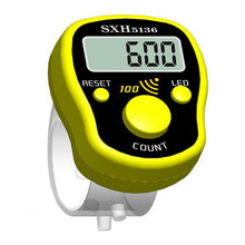 Load image into Gallery viewer, Loskii SXH-5136 Mini Stitch Marker Row Finger Counter LCD Electric Digital Display with LED Light For Sewing Knitting Weave Tool or Buddha Pray