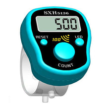 Load image into Gallery viewer, Loskii SXH-5136 Mini Stitch Marker Row Finger Counter LCD Electric Digital Display with LED Light For Sewing Knitting Weave Tool or Buddha Pray