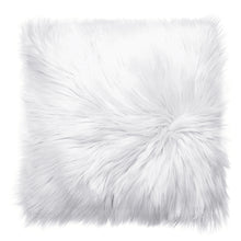 Load image into Gallery viewer, Throw Pillow Cover Cushion Case Faux Fur Fluffy Plush Soft Sofa Solid Home Decor